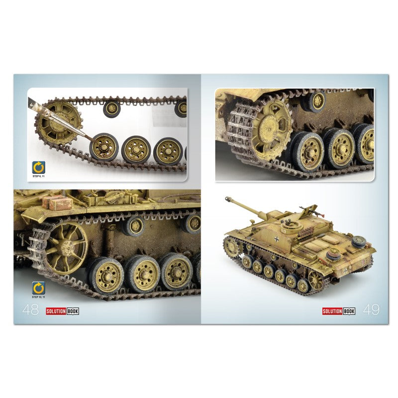 Solution Book 35 - How to Paint WWII German Dunkelgelb Vehicles | Ammo by Mig Jimenez | MIG6537