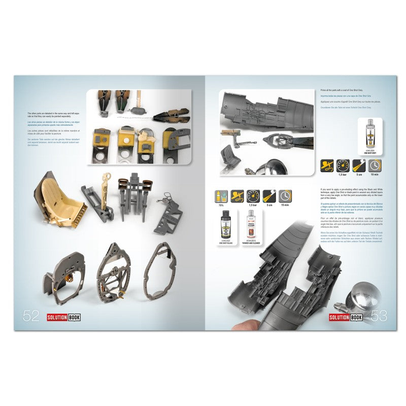 Solution Book Mini 34 - Black Edition - How to Paint Late WWII RAF Aircraft | Ammo by Mig Jimenez | MIG6536