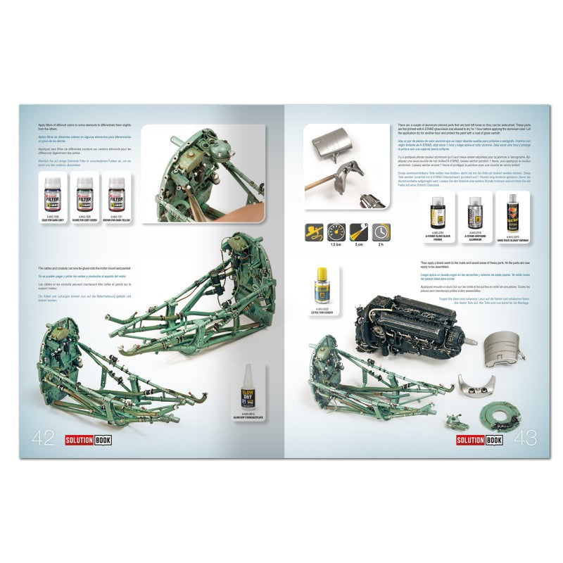 Solution Book Mini 34 - Black Edition - How to Paint Late WWII RAF Aircraft | Ammo by Mig Jimenez | MIG6536