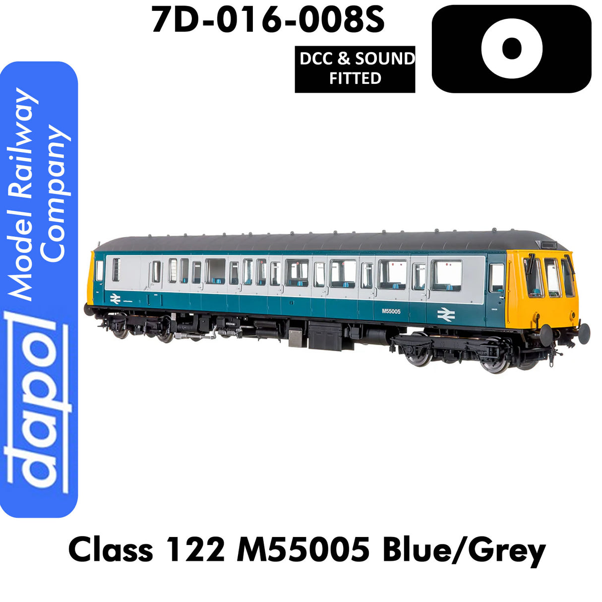 Class 122 M55005 - Blue / Grey  | Dapol | 7D-015-008S