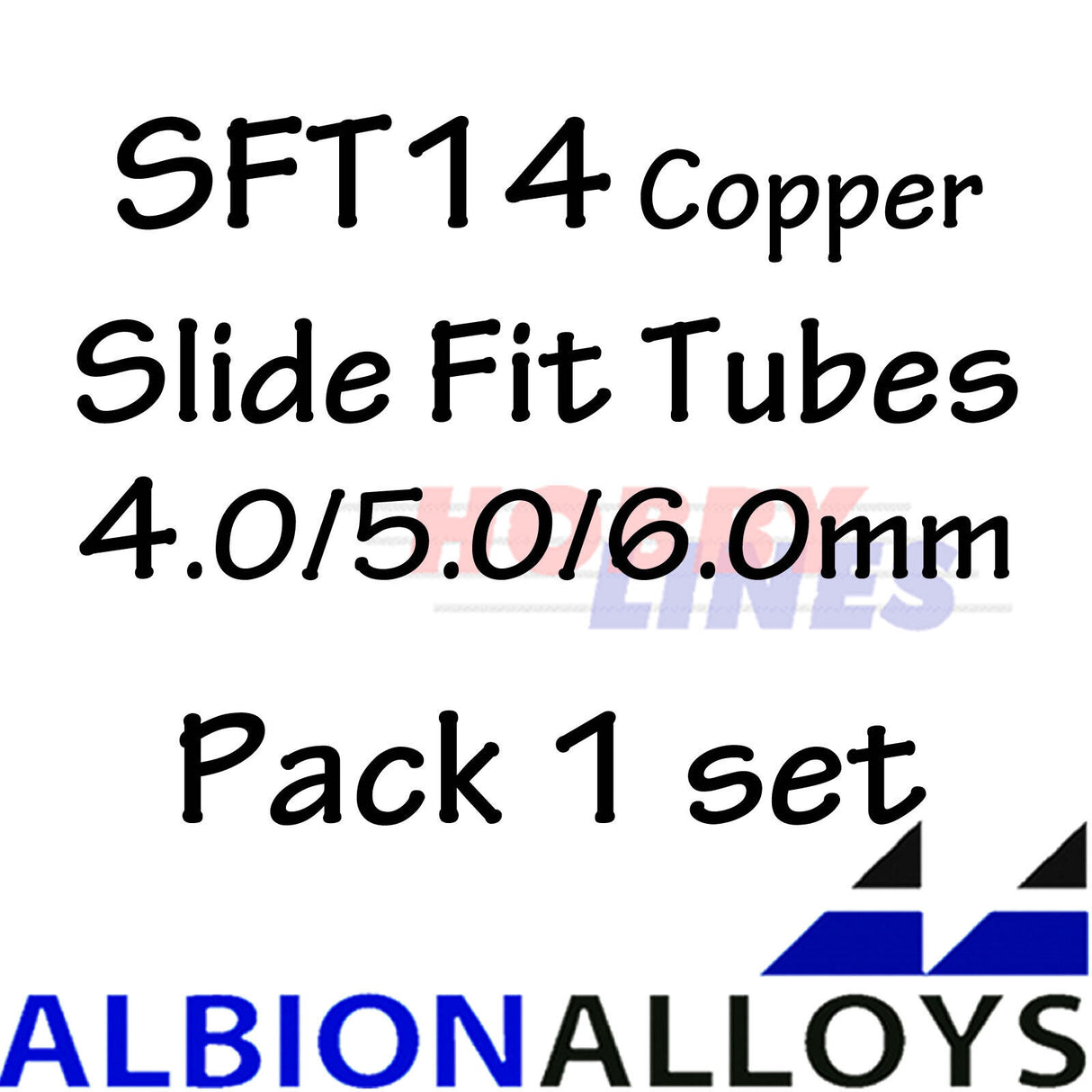 Slide Fit Tubes Selection Packs ALBION ALLOYS Precision Metal Various Sizes SFT