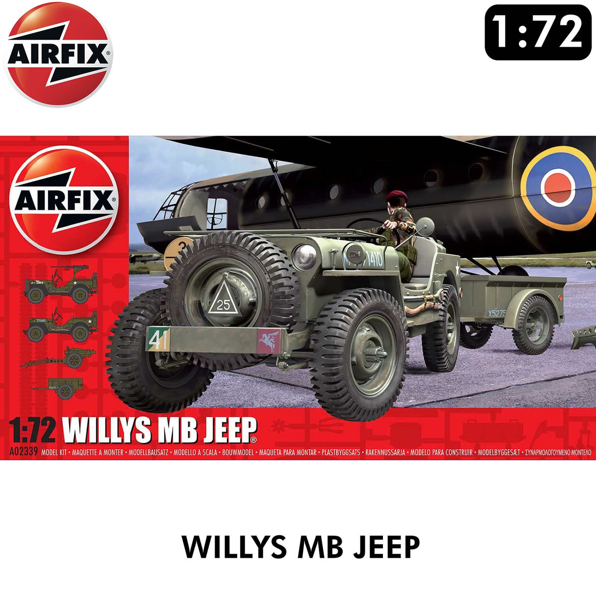 Willys Mb Jeep - Model Kit | Airfix |  A02399