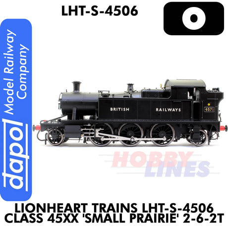 Class 45xx Small Prairie 2-6-2T - BR Black with British Rail Lettering  - DCC Ready | Lionheart Trains | LHT-S-4506