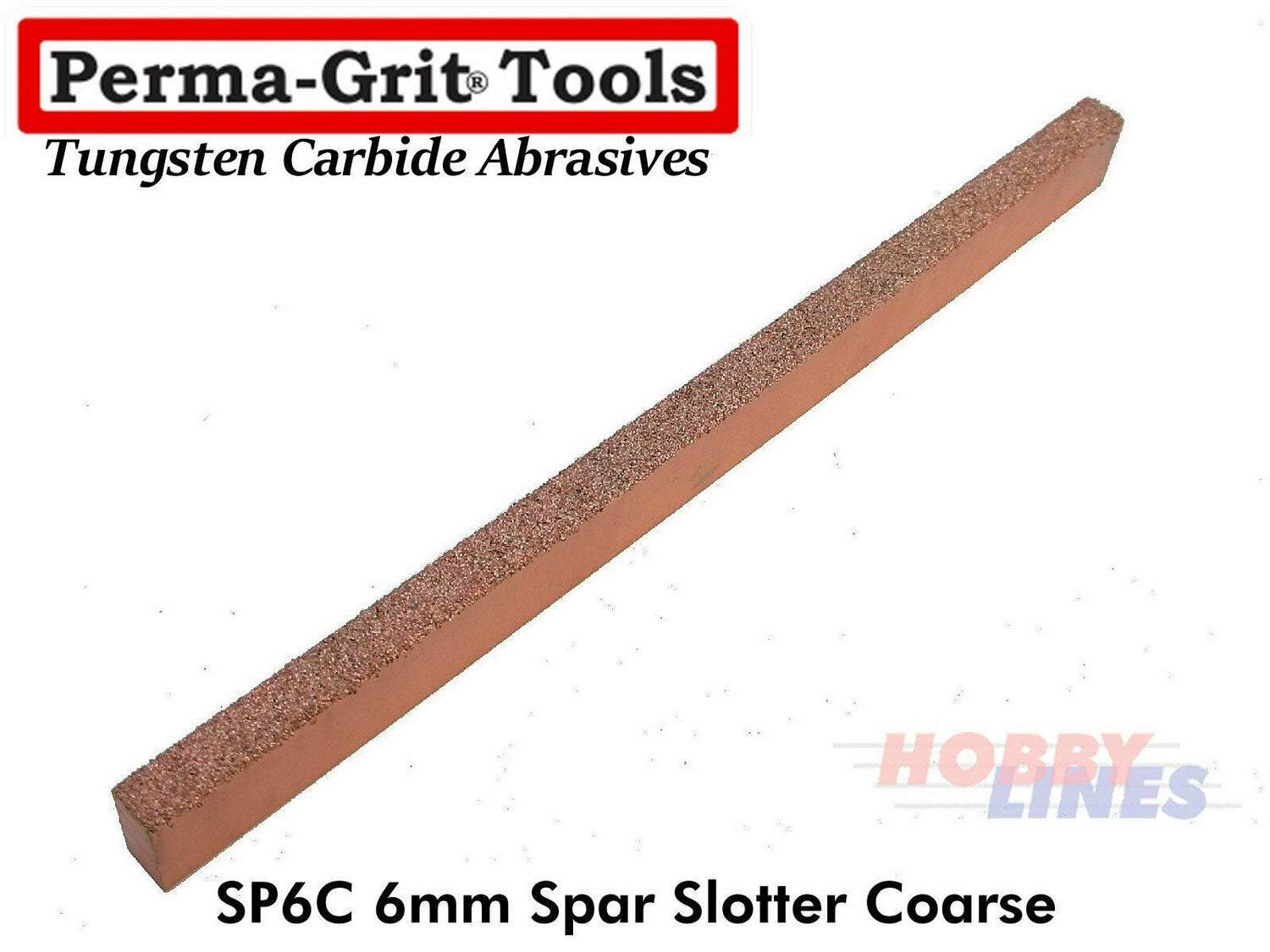 Perma-Grit SP6C 6mm SPAR SLOTTER Coarse 1/4" Tungsten Carbide Permagrit 74436