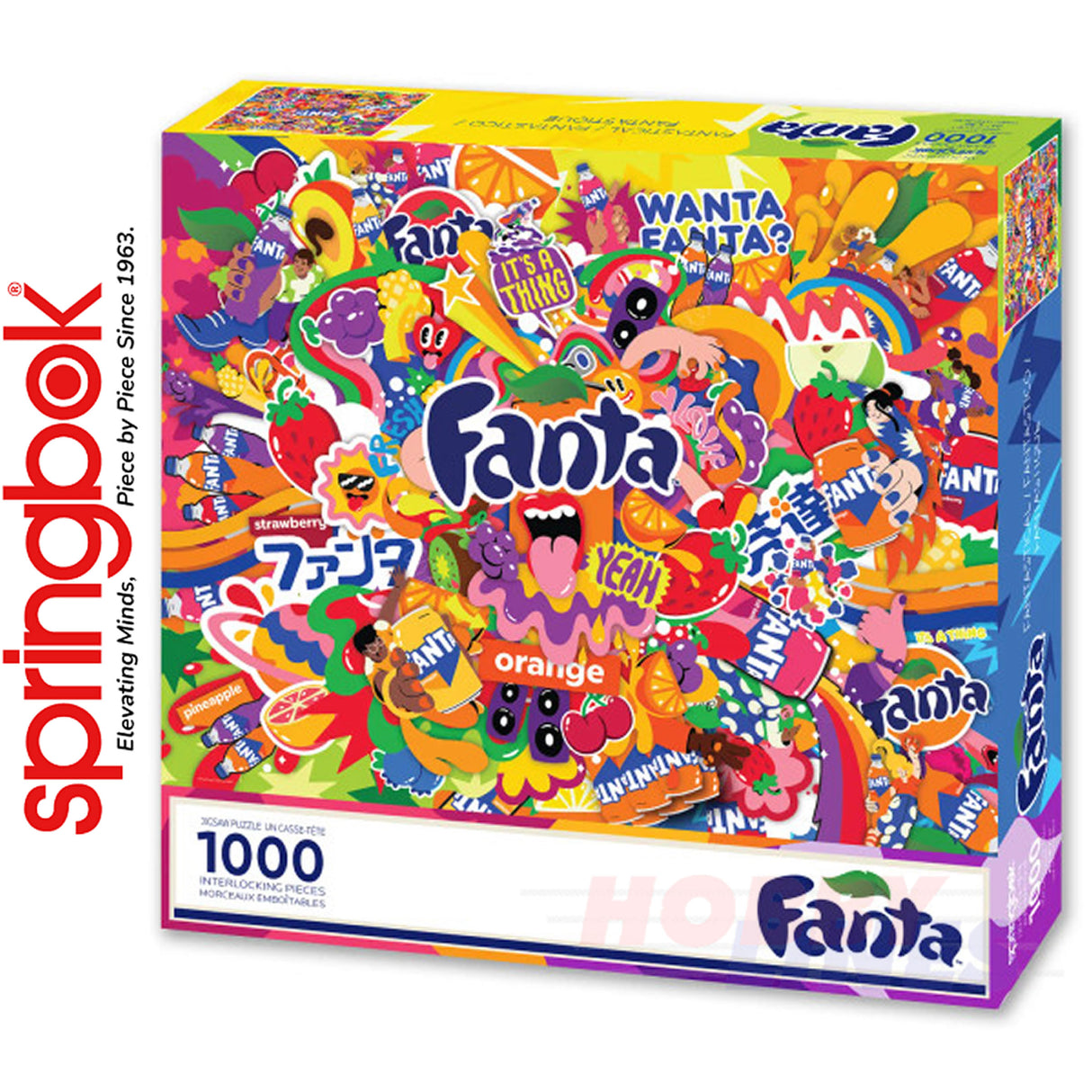 FANTASTICAL Fanta 1000 piece SPRINGBOK Jigsaw Puzzle Random Cut Super Deluxe