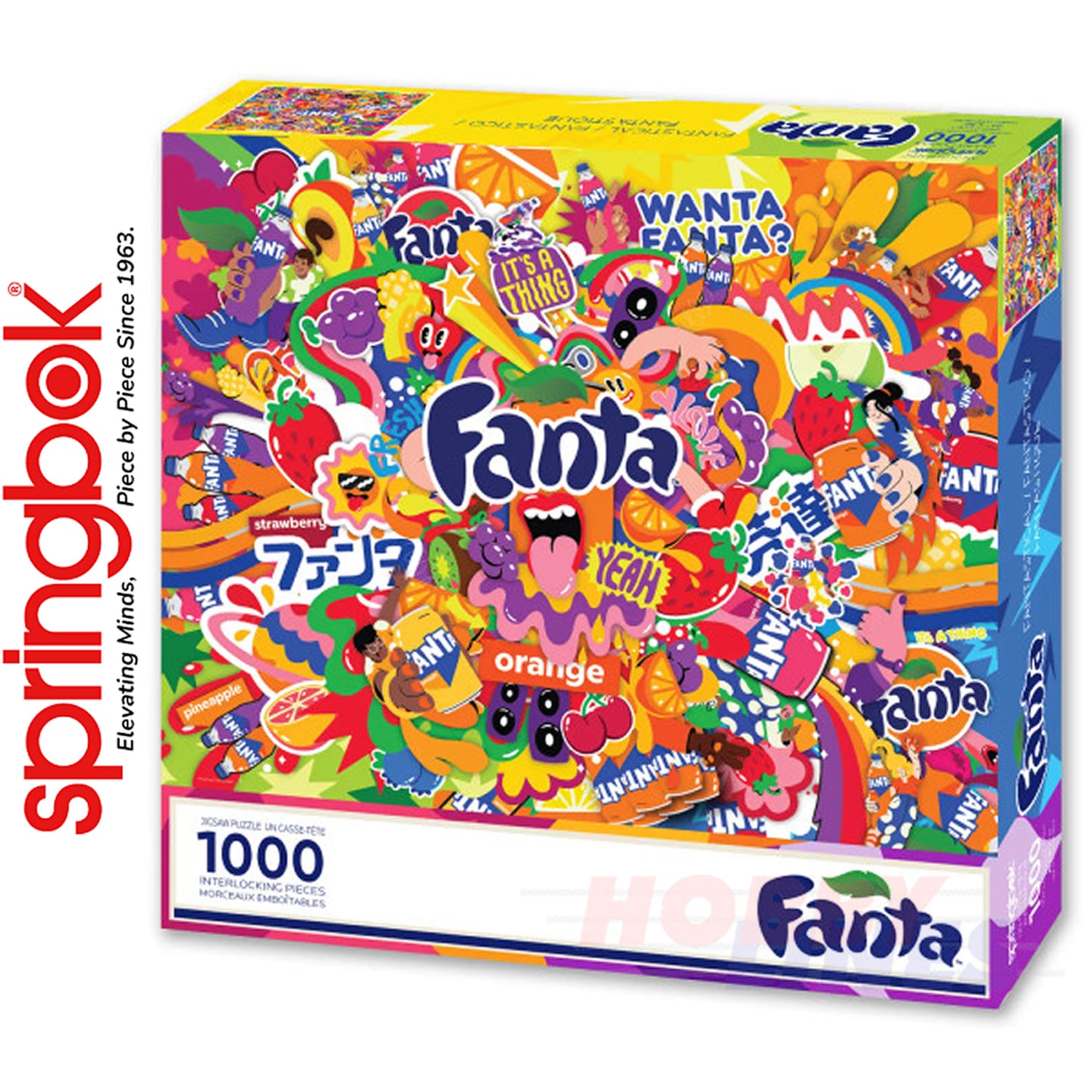 FANTASTICAL Fanta 1000 piece SPRINGBOK Jigsaw Puzzle Random Cut Super Deluxe