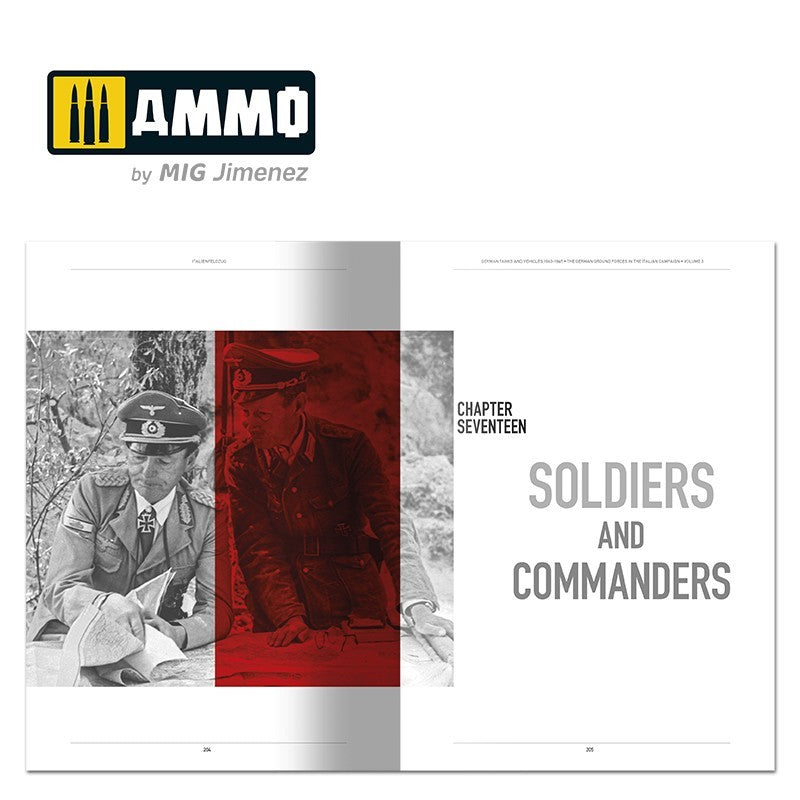 ITALIENFELDZUG - German Tanks and Vehicles 1943-1945 Vol. 3 (English) | Ammo by Mig Jimenez | MIG6265