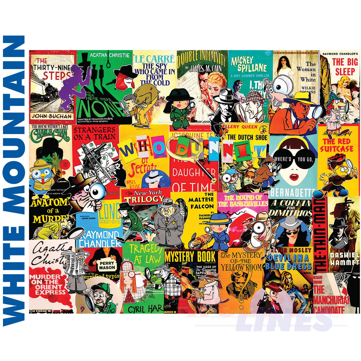 Mystery Books 1000 Piece Jigsaw Puzzle 1613