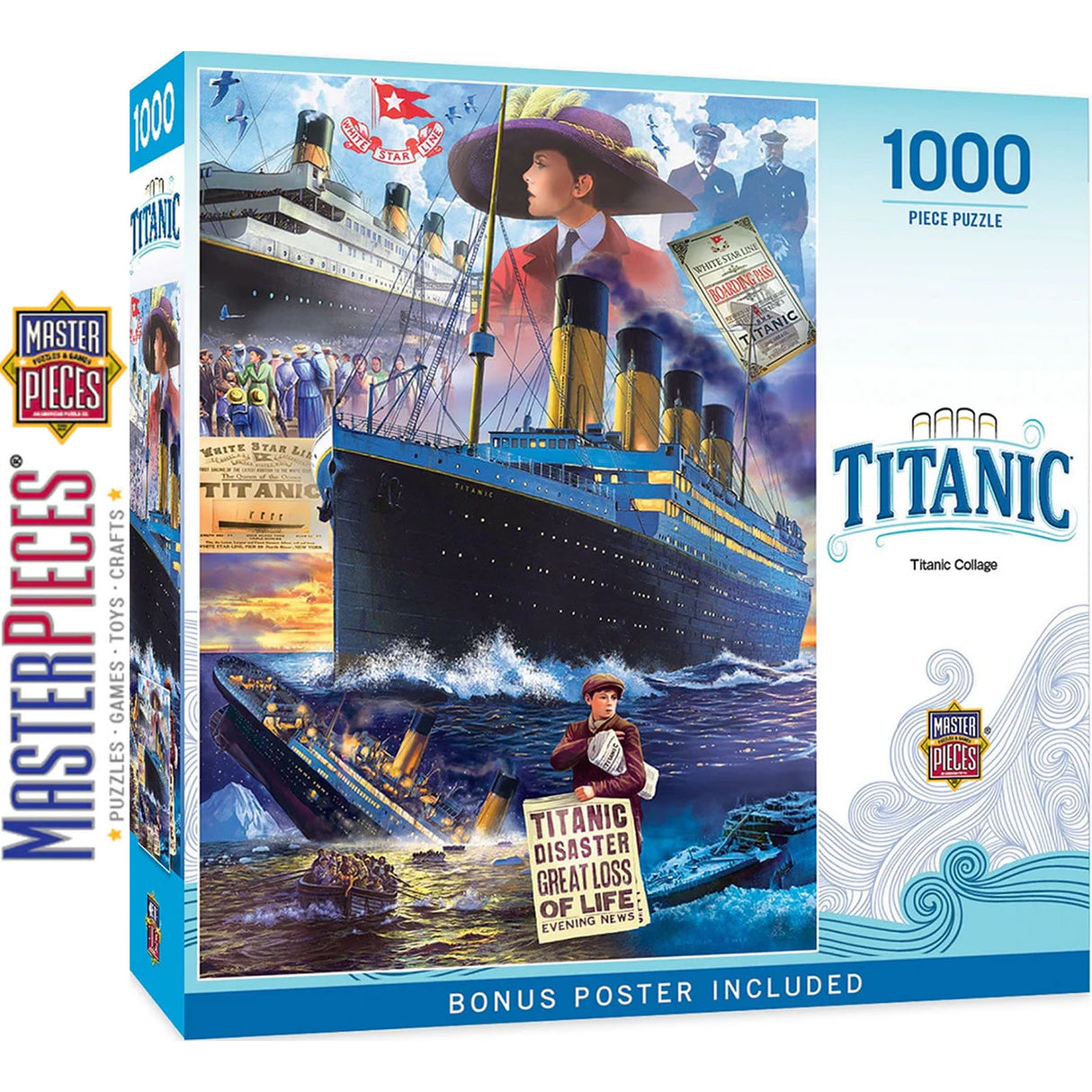 Titanic Collage 1000pc Jigsaw Puzzle | Masterpieces | 60344