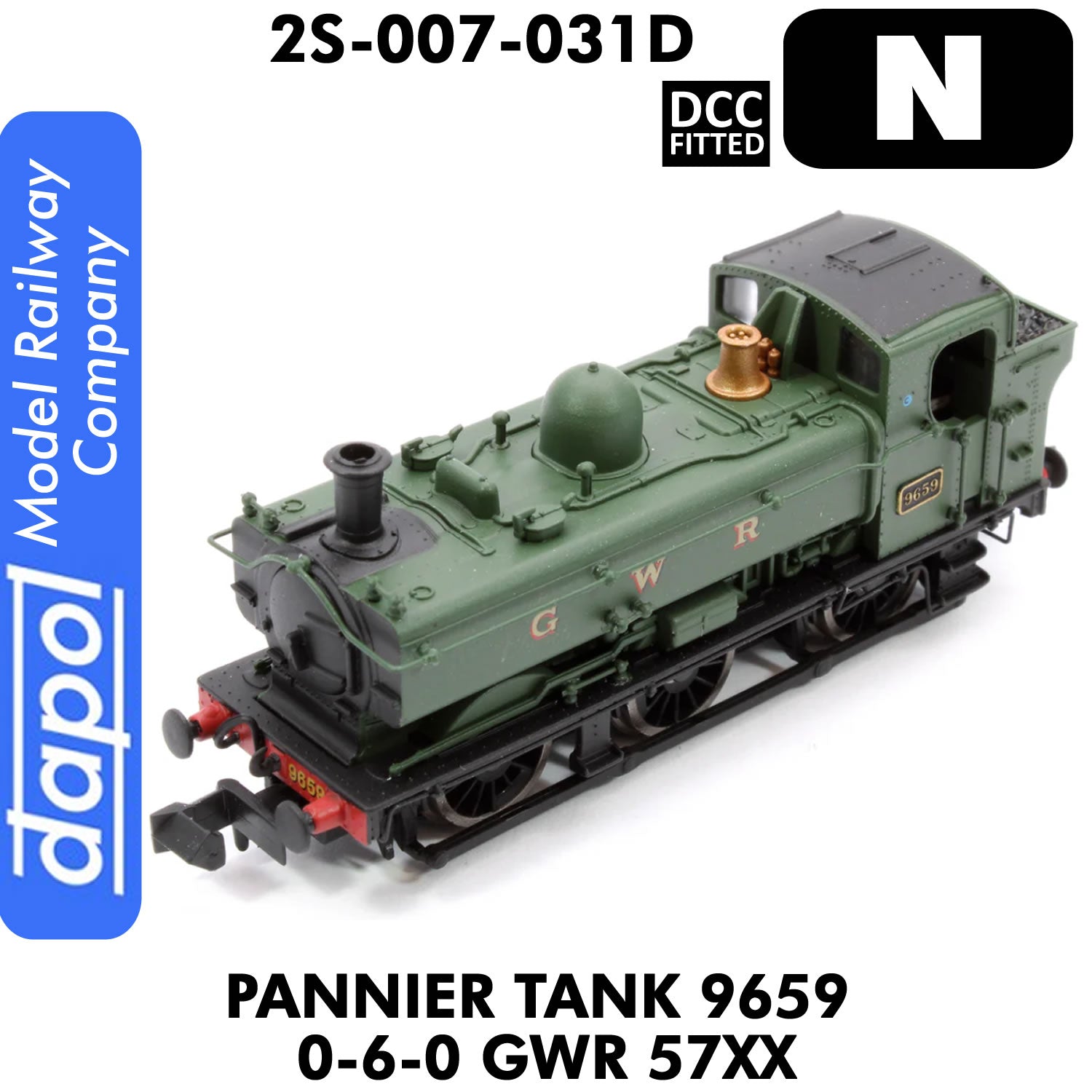 Pannier 9659 GWR Green Class 5700 | Dapol | 2S-007-031D