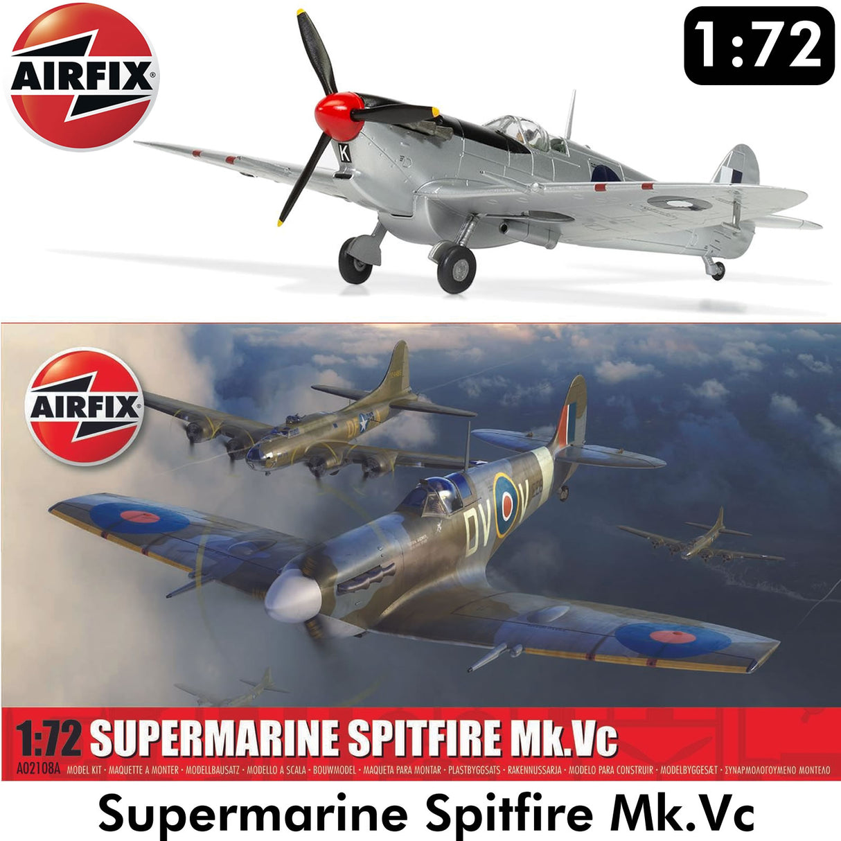 Supermarine Spitfire Mk.Vc- Model Kit | Airfix |  A02108A