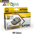 Atom IDF Colours -6 20ml Acrylic Paint | Ammo by Mig Jimenez
