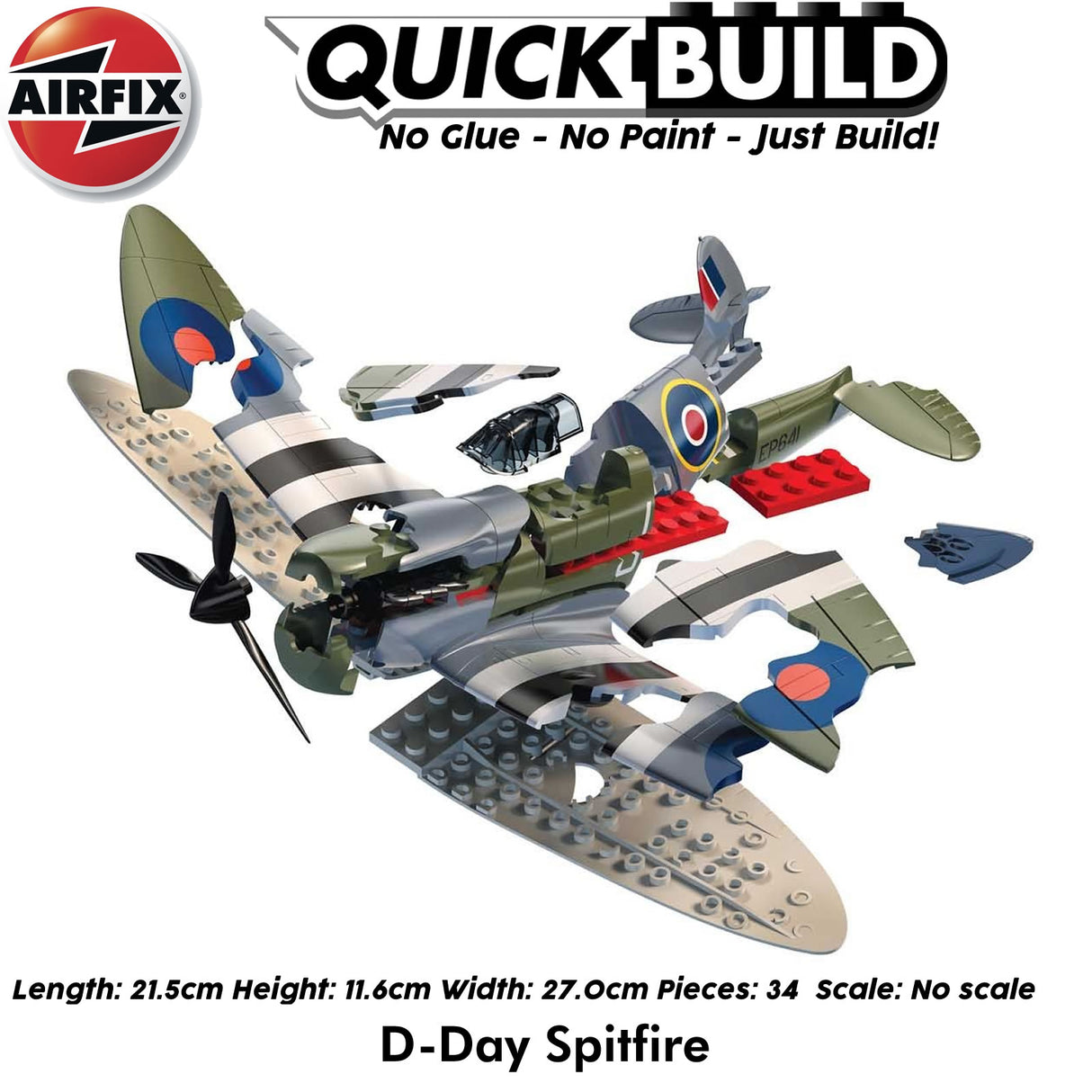 D-Day Spitfire- Model Kit | Airfix | J6045