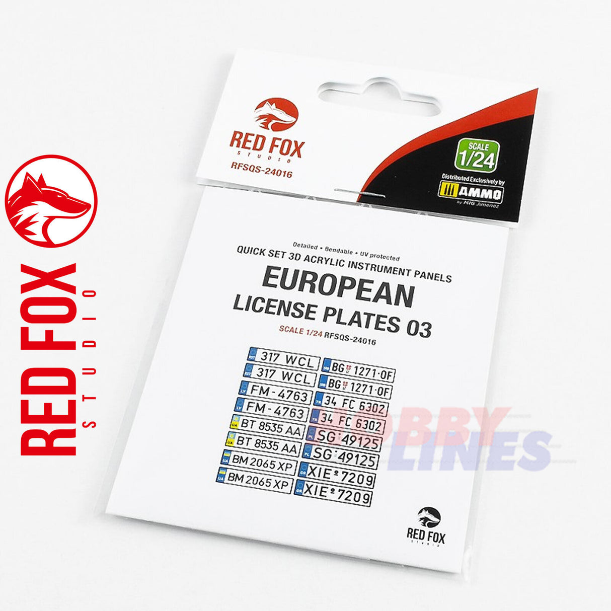 1/24 European Lincense plates vol.03
