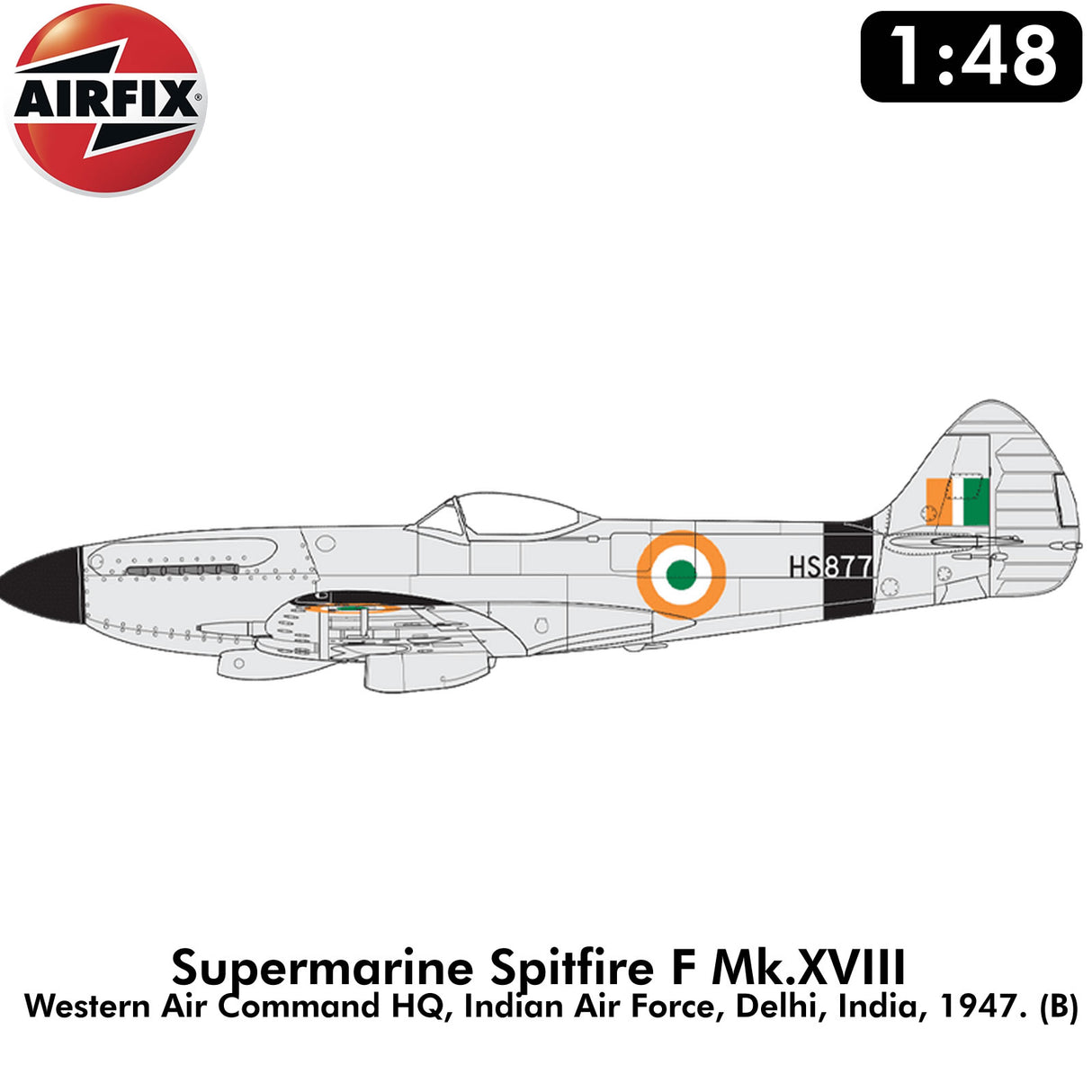 Supermarine Spitfire F Mk.XVIII - Model Kit | Airfix | A05140