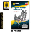3D Printed Figures Panzer Crew 1939 - 1:72 | Ammo by Mig Jimenez | MIG8913
