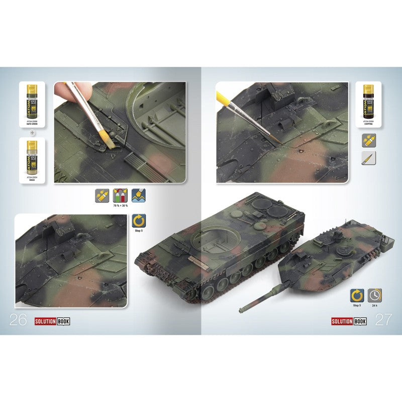 Solution Book 26 - How to Paint Nato & Bundeswehr Vehicles | Ammo by Mig Jimenez | MIG6531
