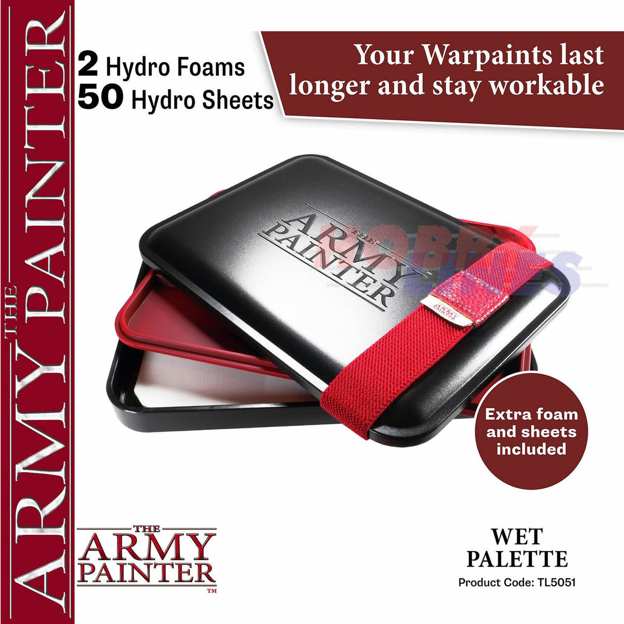 WET PALLETTE superior quality Custom Designed ARMY PAINTER TL5051P