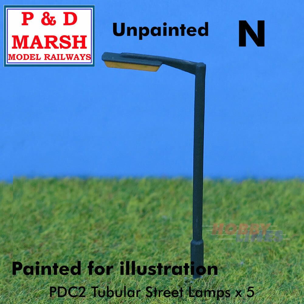 Tubular Street Lamps x 5 - Unpainted | P&D Marsh | C2
