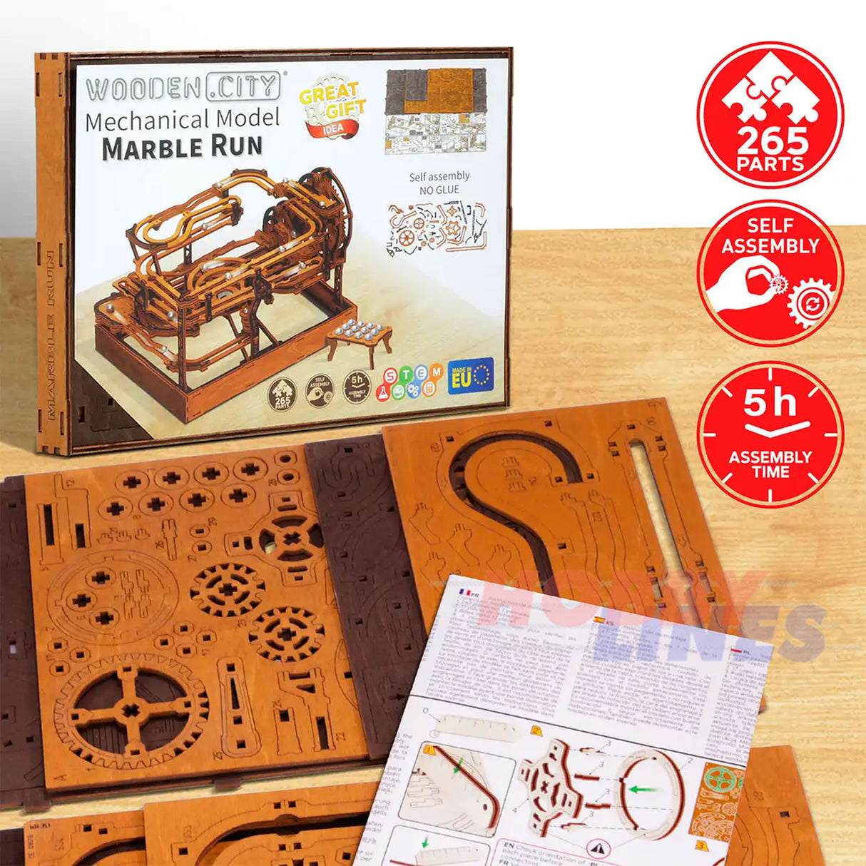 Marble Run - 3D Puzzle | Wooden City | WR353
