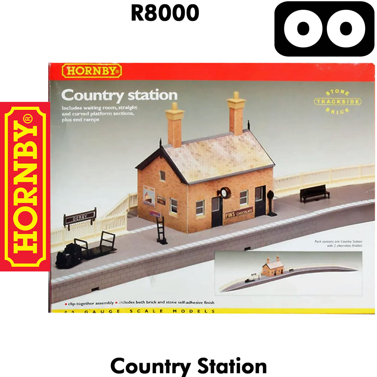 COUNTRY STATION building OO gauge 1:76 model railways HORNBY R8000