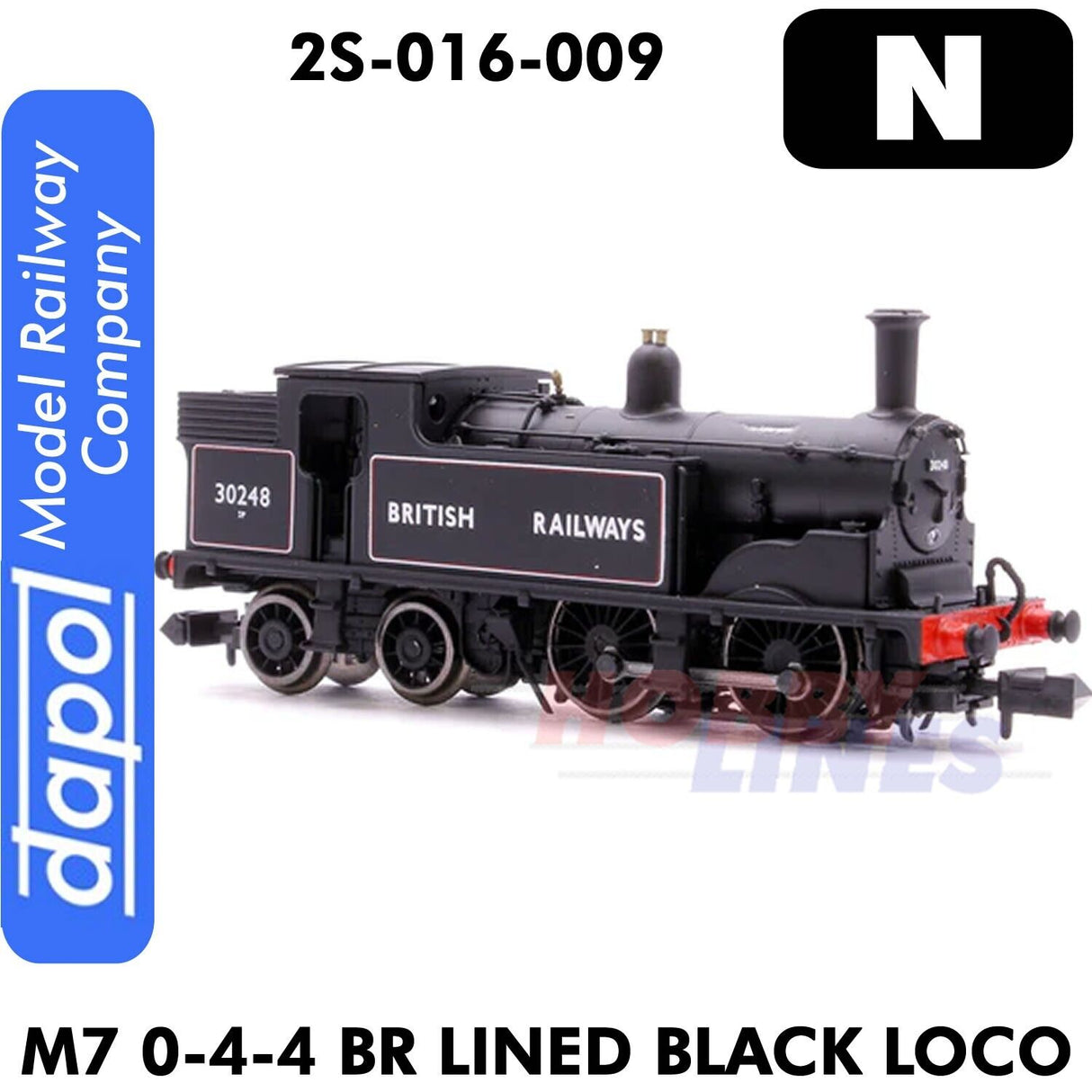 M7 0-4-4 British Rail Lined Black 30248 | Dapol | 2S-016-009