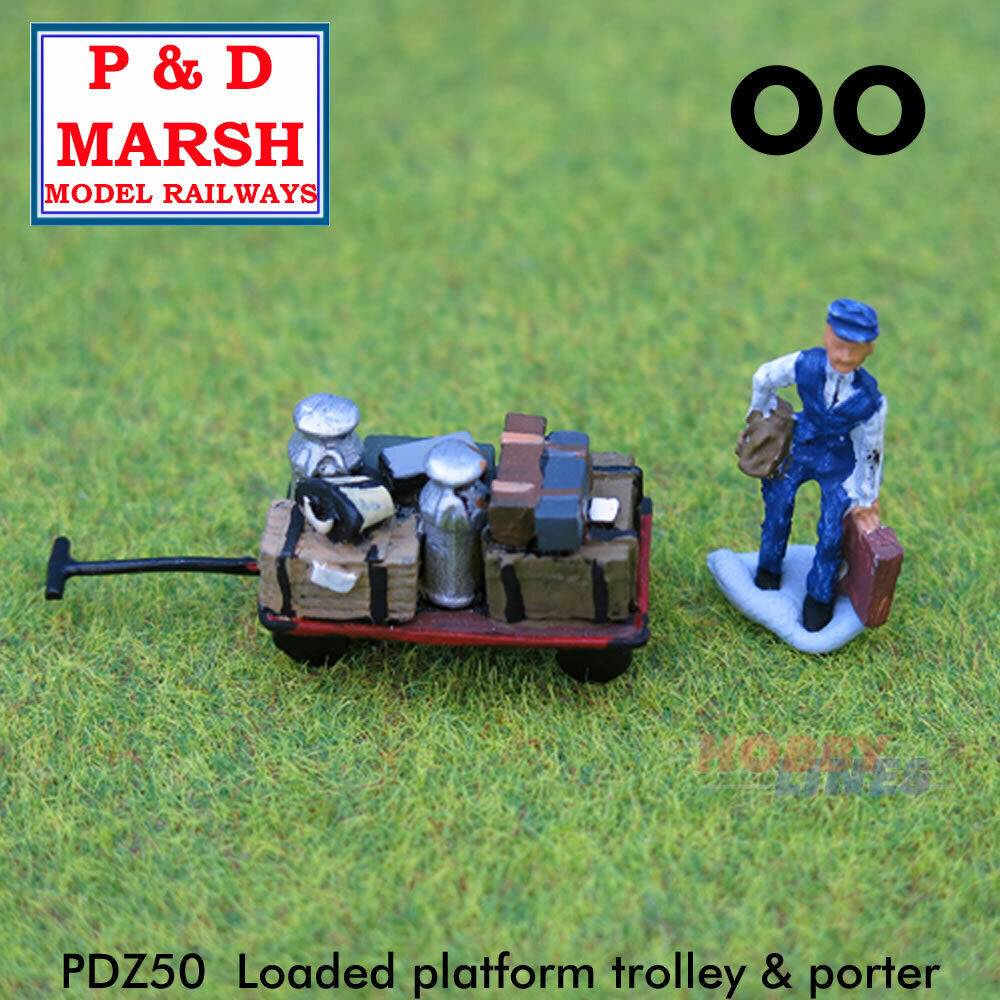Loaded Platform Trolley and Porter | P&D Marsh | Z50