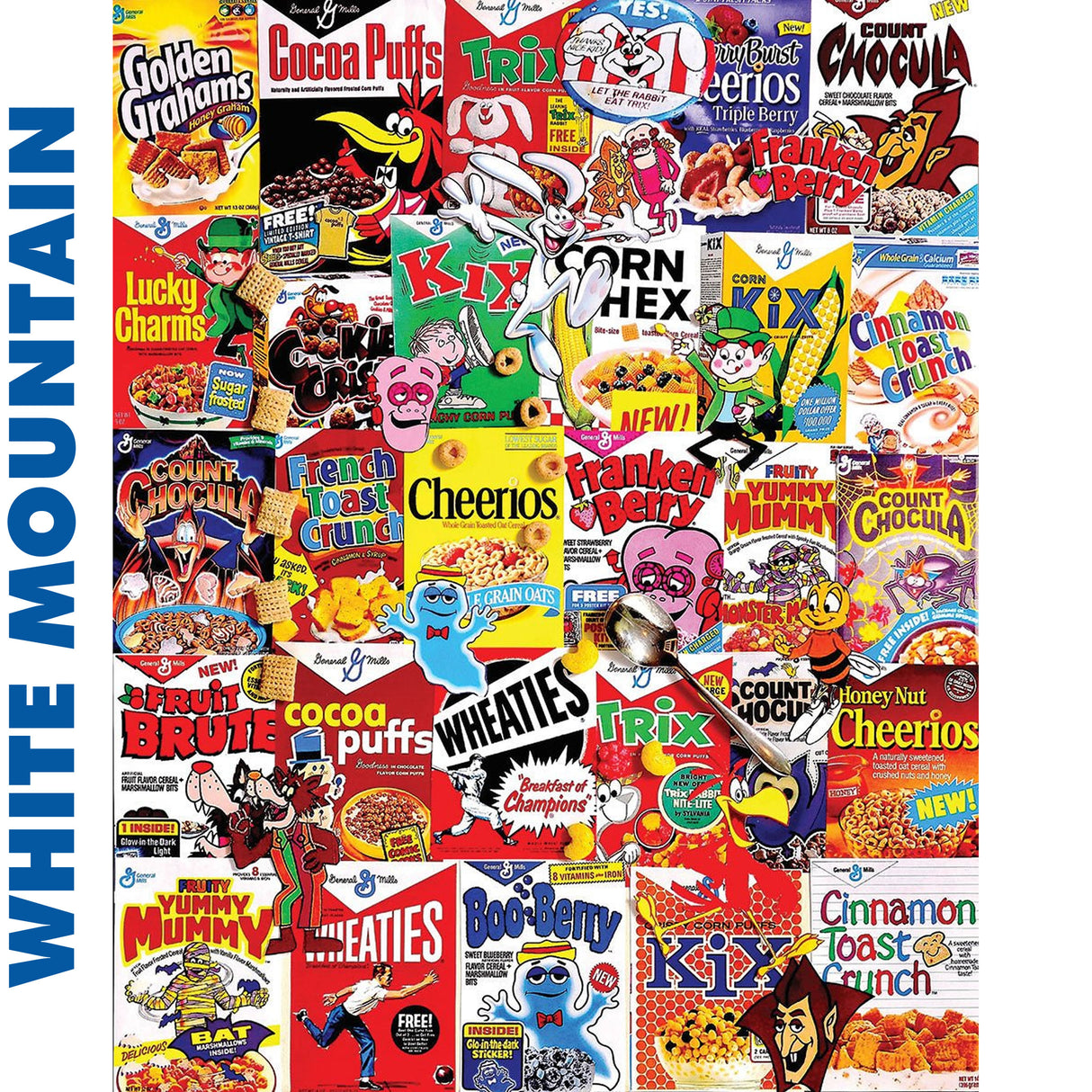 Cereal Boxes - 1000pc Puzzle | White Mountain | 1261pz