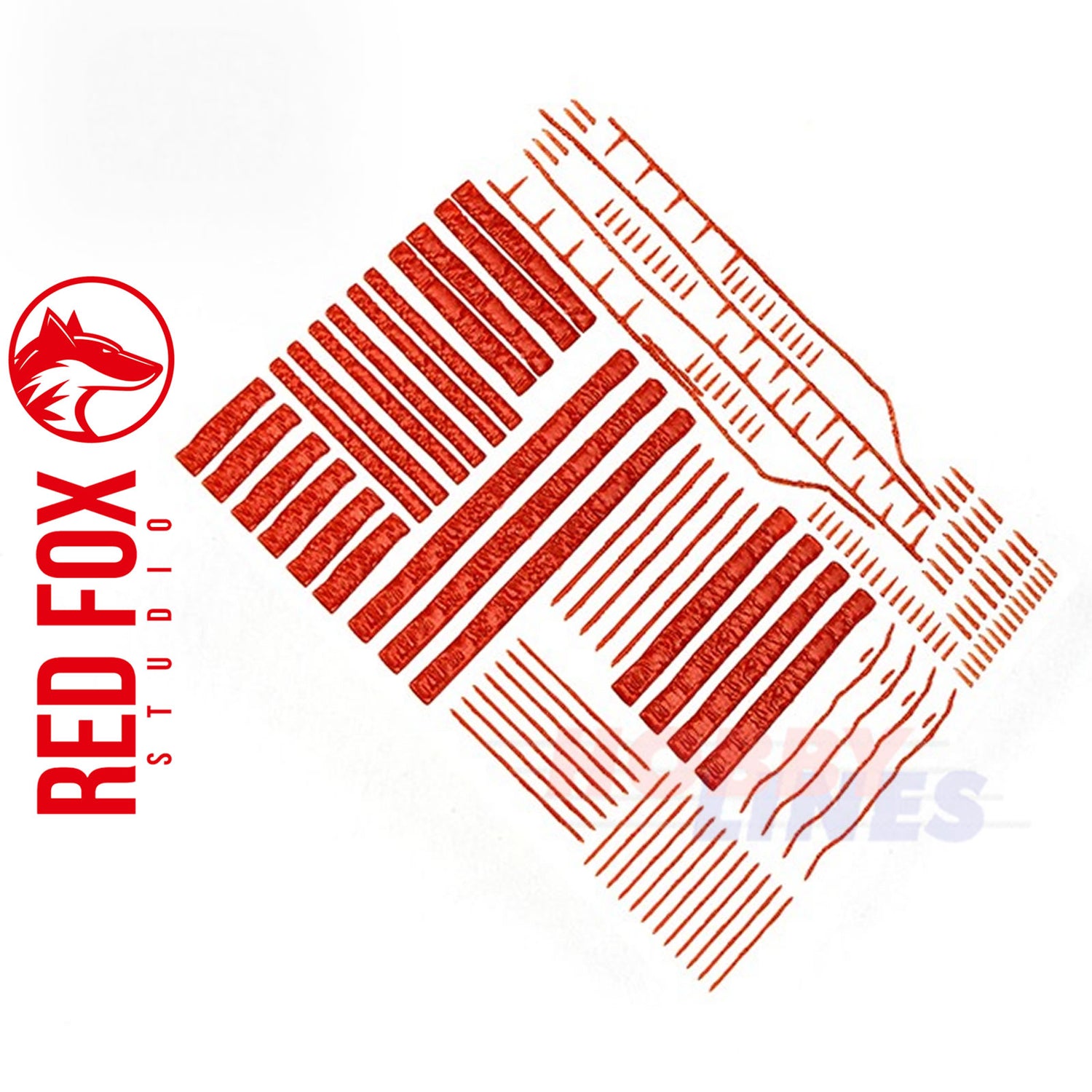 3D Welding seams & Casting scars vol.01 1:35 Acrylic Colored Resin upgrade parts Red Fox Studio 35018