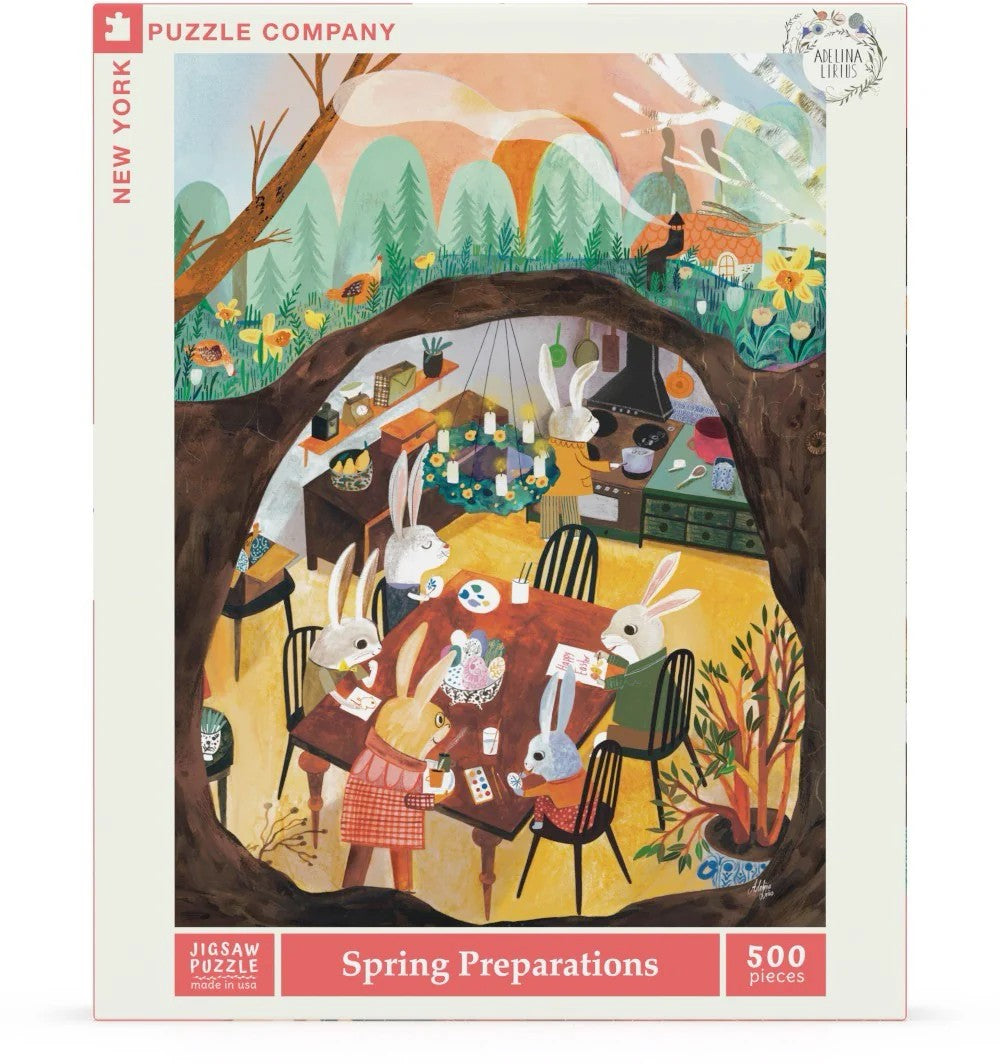 Spring Preparations 500pc Puzzle | New York Puzzle Company | NPZAL2637