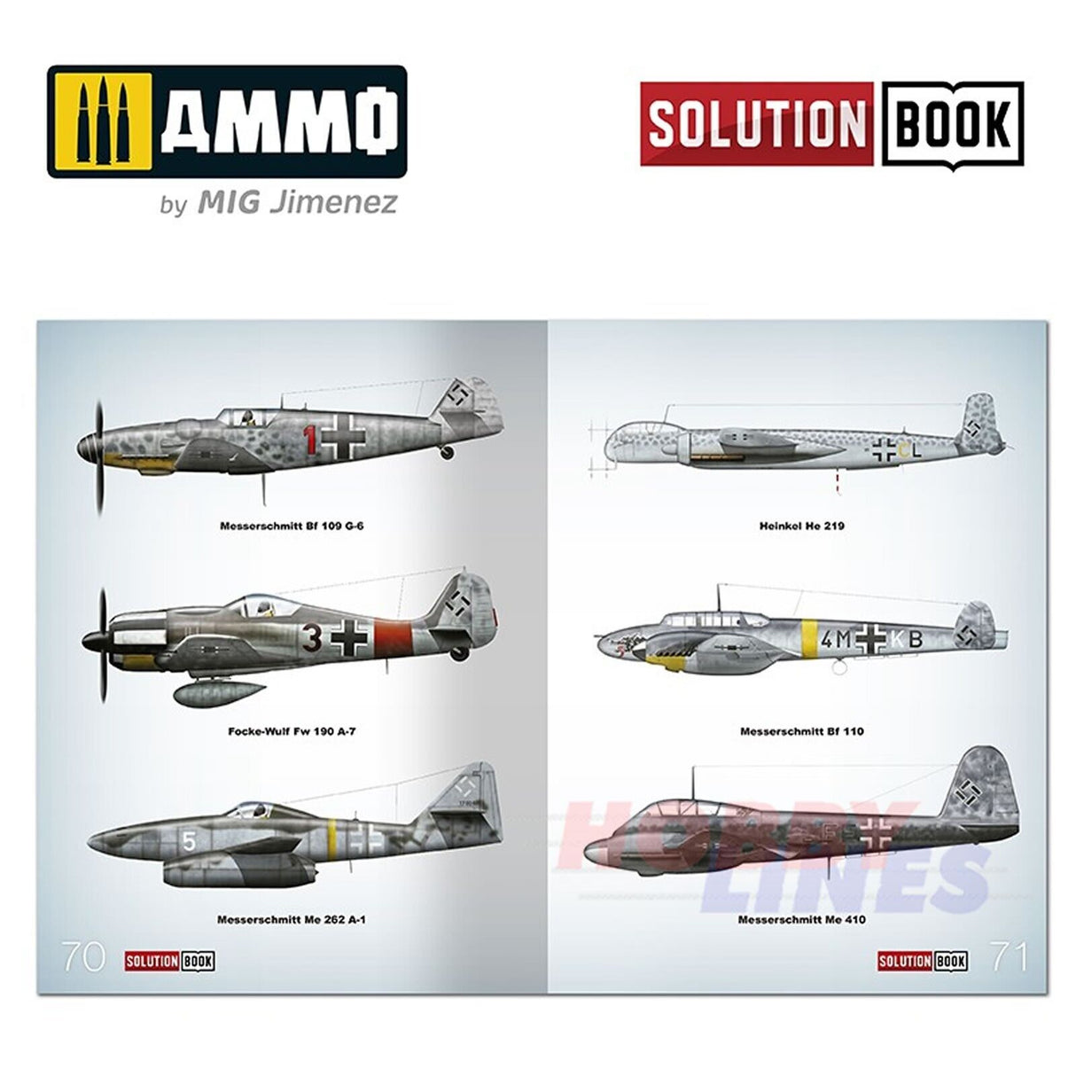 How to Paint WWII LUFTWAFFE MID WAR Aircraft SOLUTION BOOK Ammo by Mig MIG6526