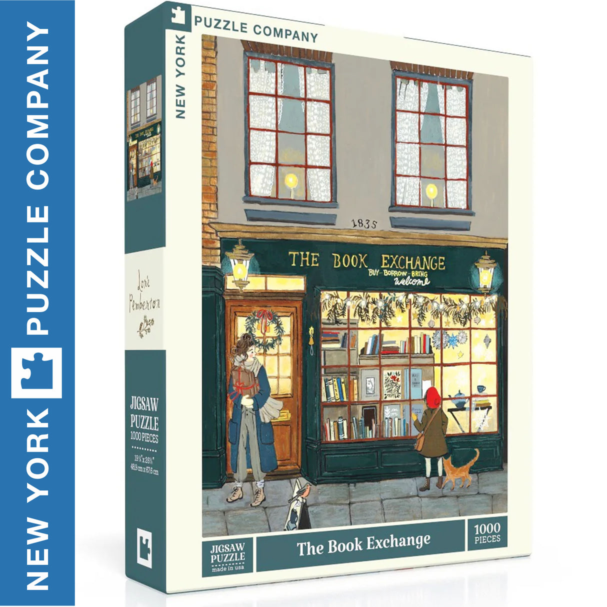 The Book Exchange 1000pc Puzzle | New York Puzzle Company | NPZLP2329