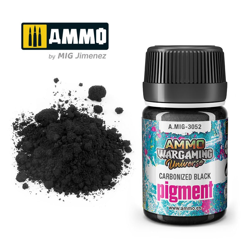 Wargaming Universe - Pigment Carbonized Black - 35ml | Ammo by Mig Jimenez | MIG3052