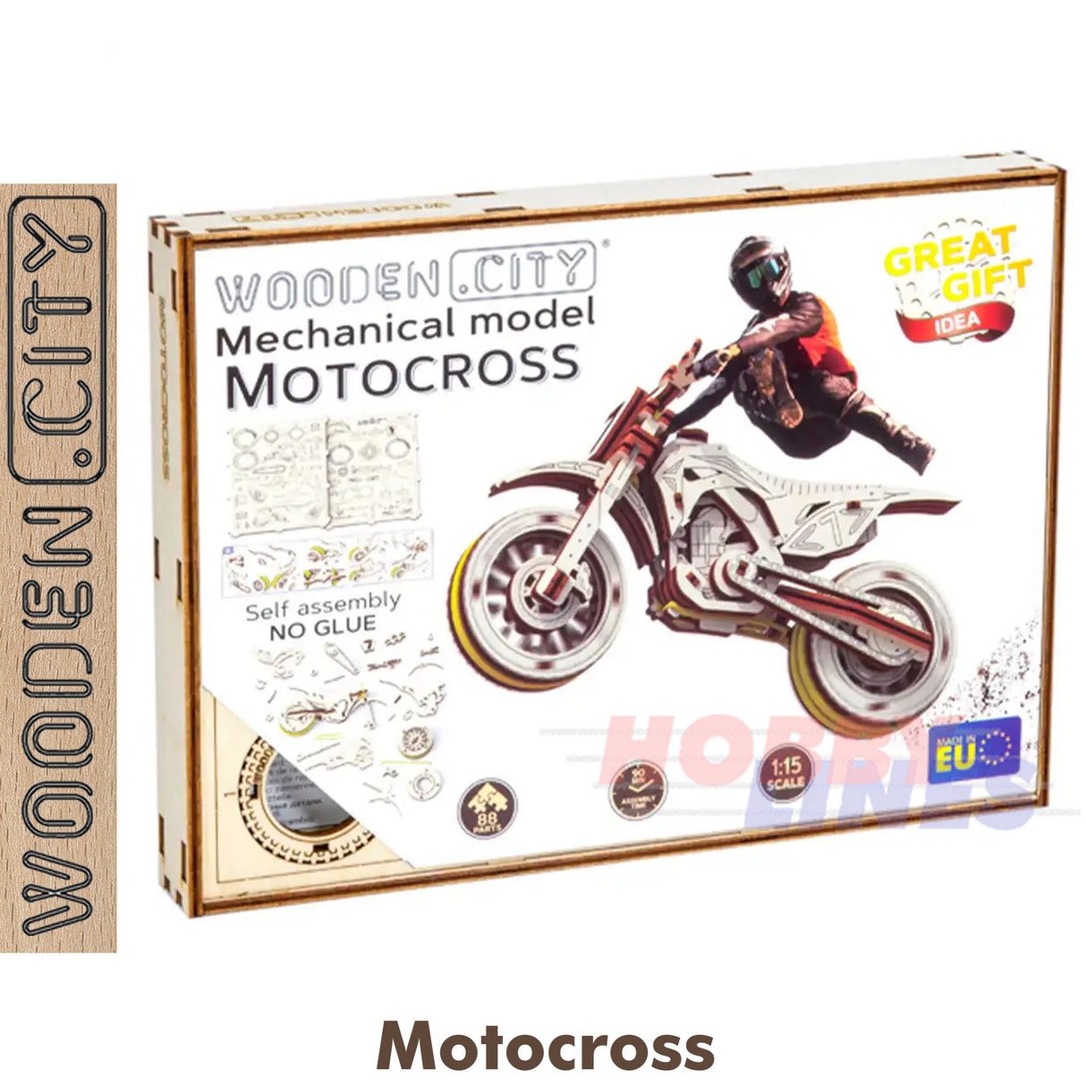MotoCross Bike - 3D Puzzle | Wooden City | WR343