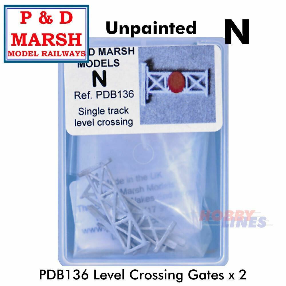 Level Crossing Gates x 2 - Unpainted | P&D Marsh | B136