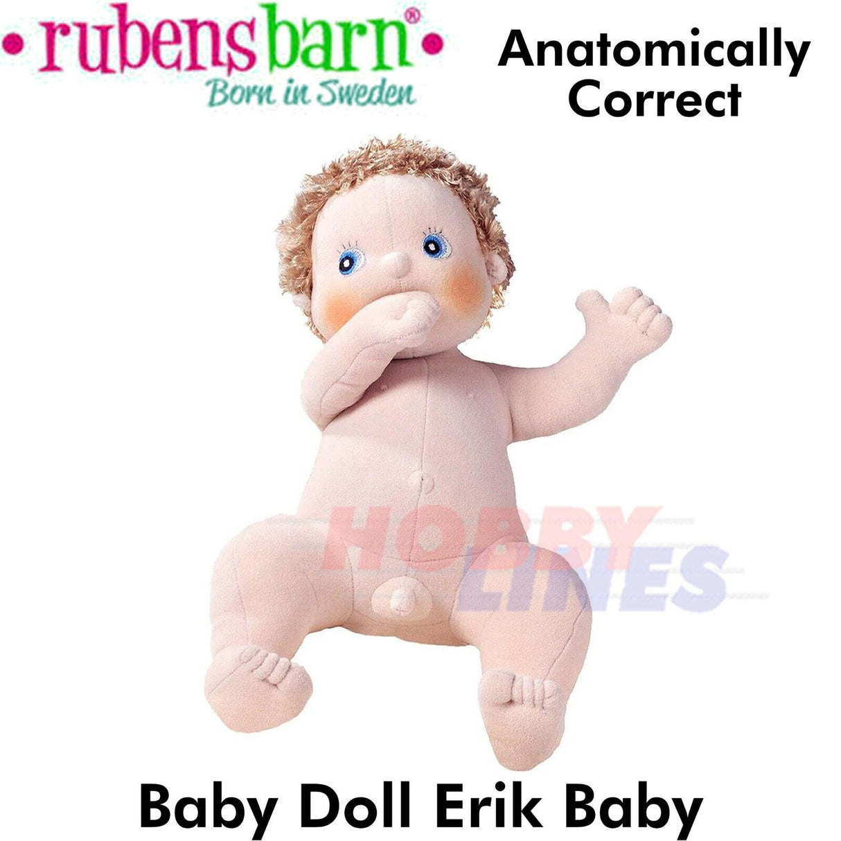 RUBENS BARN DOLL - ERIK - 30-1291-00