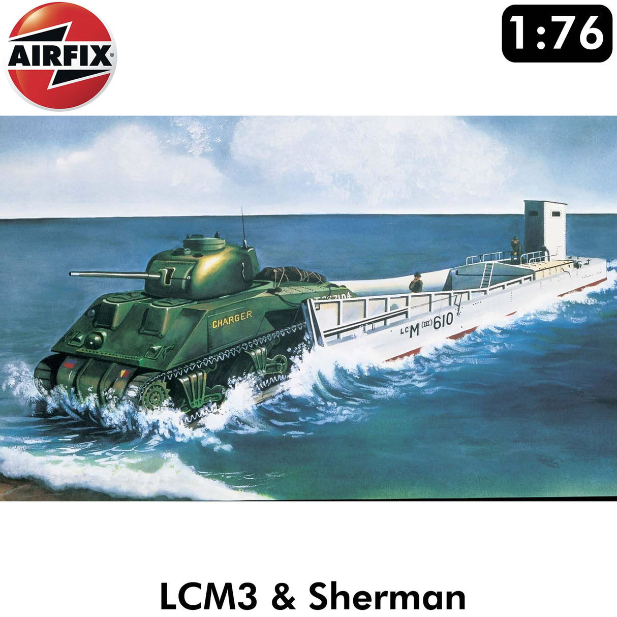 LCM3 Landing Craft Mechanised SHERMAN TANK 1:72 | Airfix | A03301V