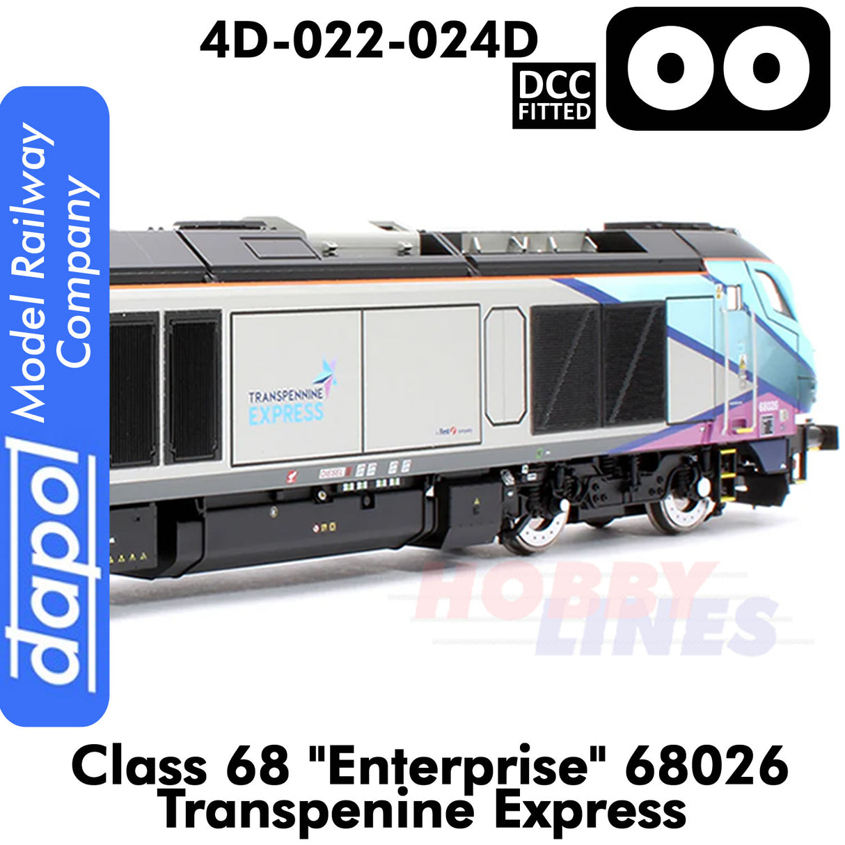 Class 68 - Enterprise Transpenine Express Loco | Dapol | 4D-022-024D