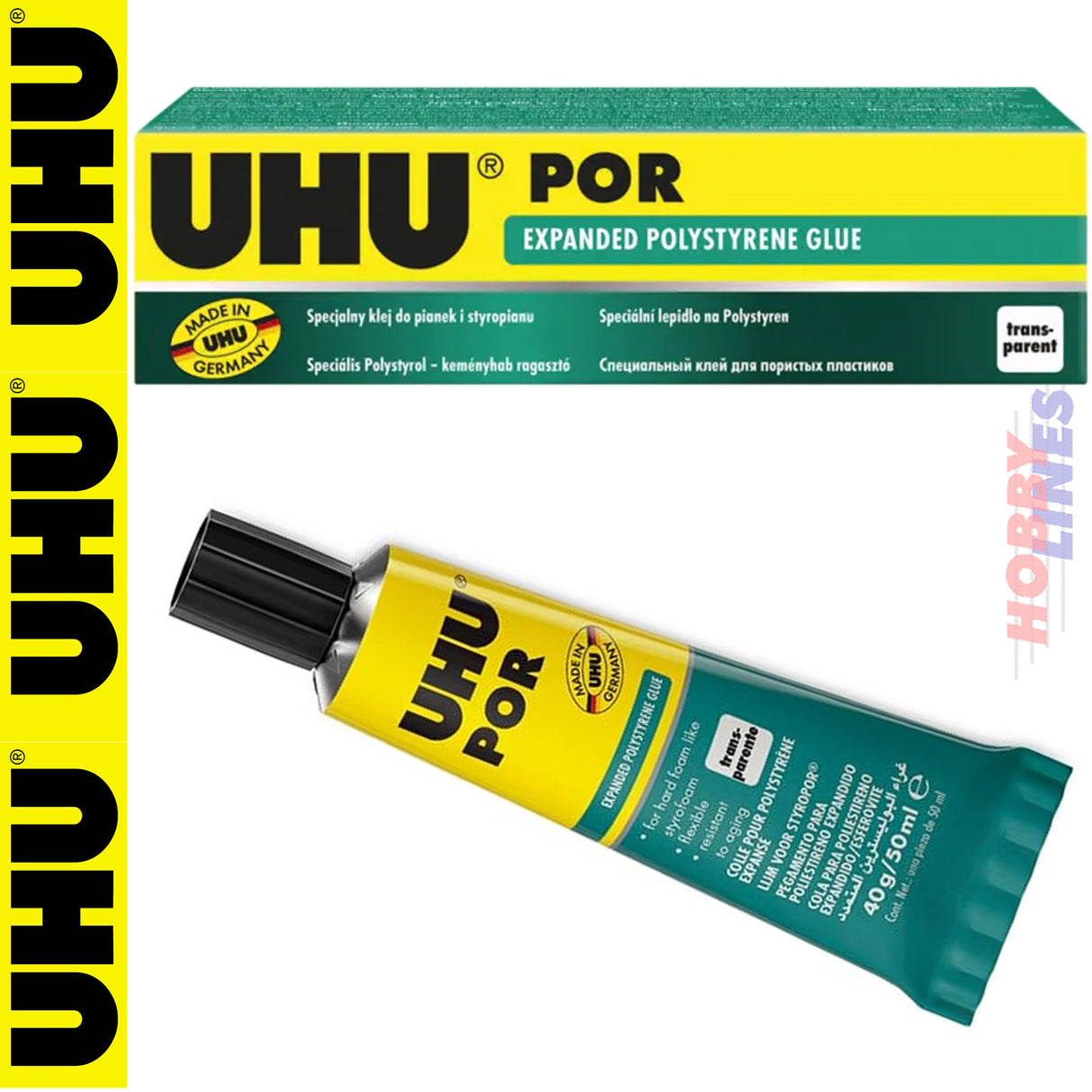 POR - Expanded Polystyrene Glue - 50ml | UHU | 63187