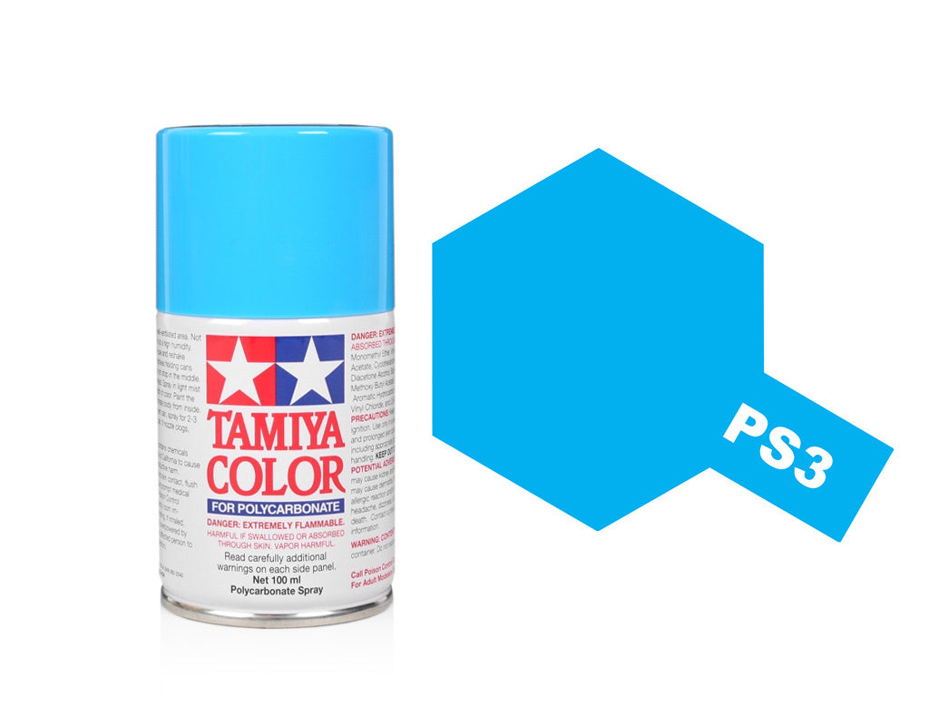 Tamiya Ps-3 Light Blue Spray Paint
