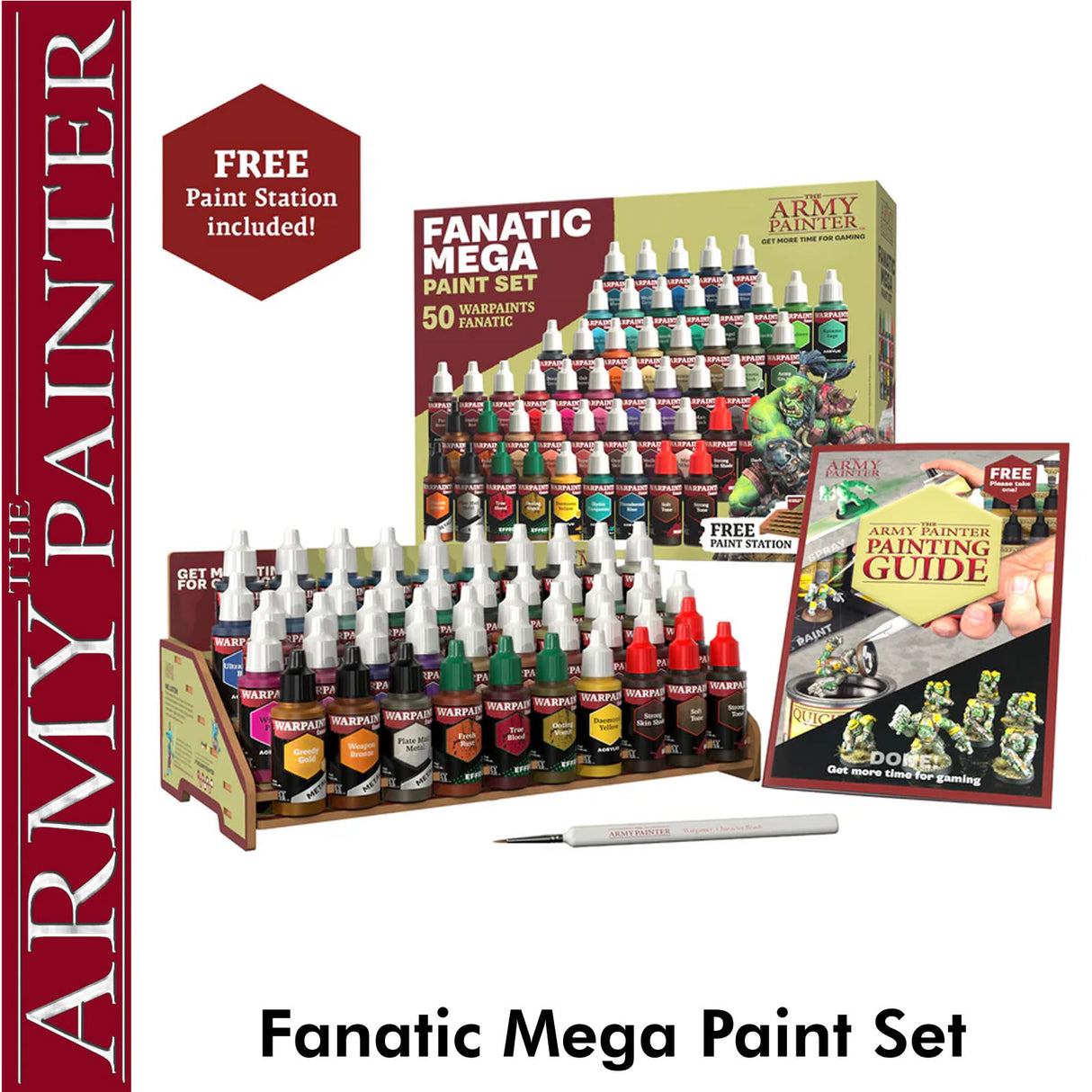 Warpaints Fanatic Mega Paint Set - Acrylic - 18ml Bottles | Army Painter | WP8067P