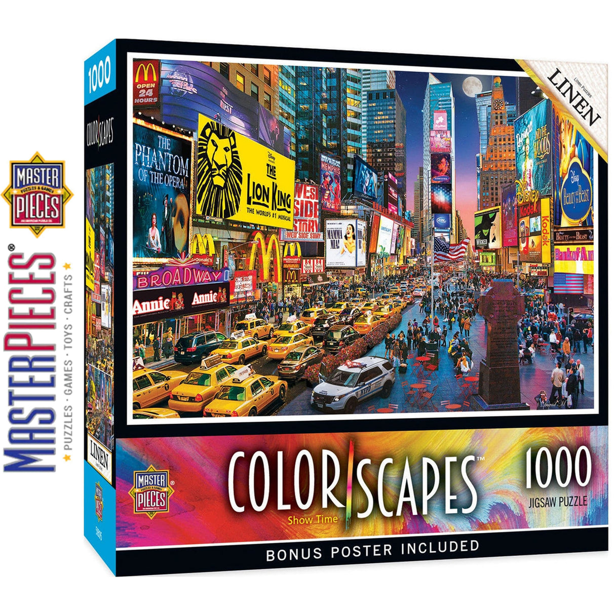 Colorscapes SHOW TIME 1000pc Masterpieces Puzzle