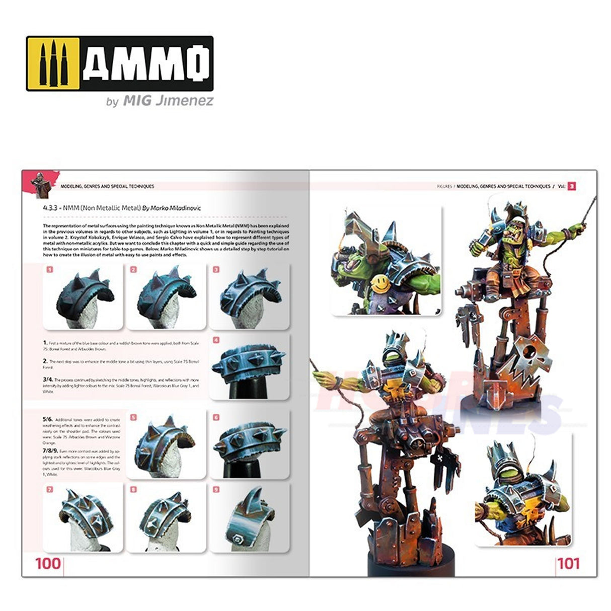 ENCYCLOPEDIA OF FIGURES Modelling Techniques Vol 3 Book Ammo by Mig Jimenez MIG6223