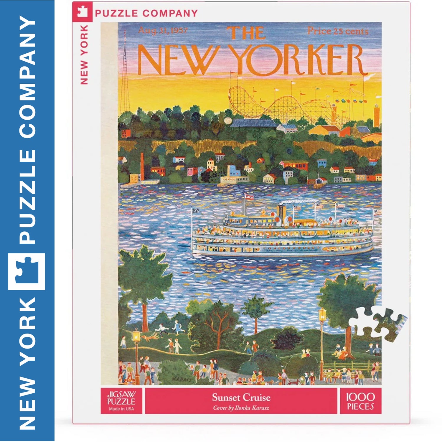 SUNSET CRIUSE New York Puzzle Company 1000pc Jigsaw