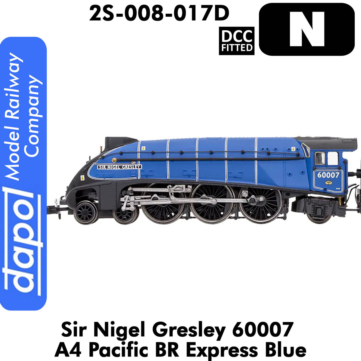 A4 Pacific Sir Nigel Gresley 60007 BR Express Blue | Dapol | 2S-008-017D