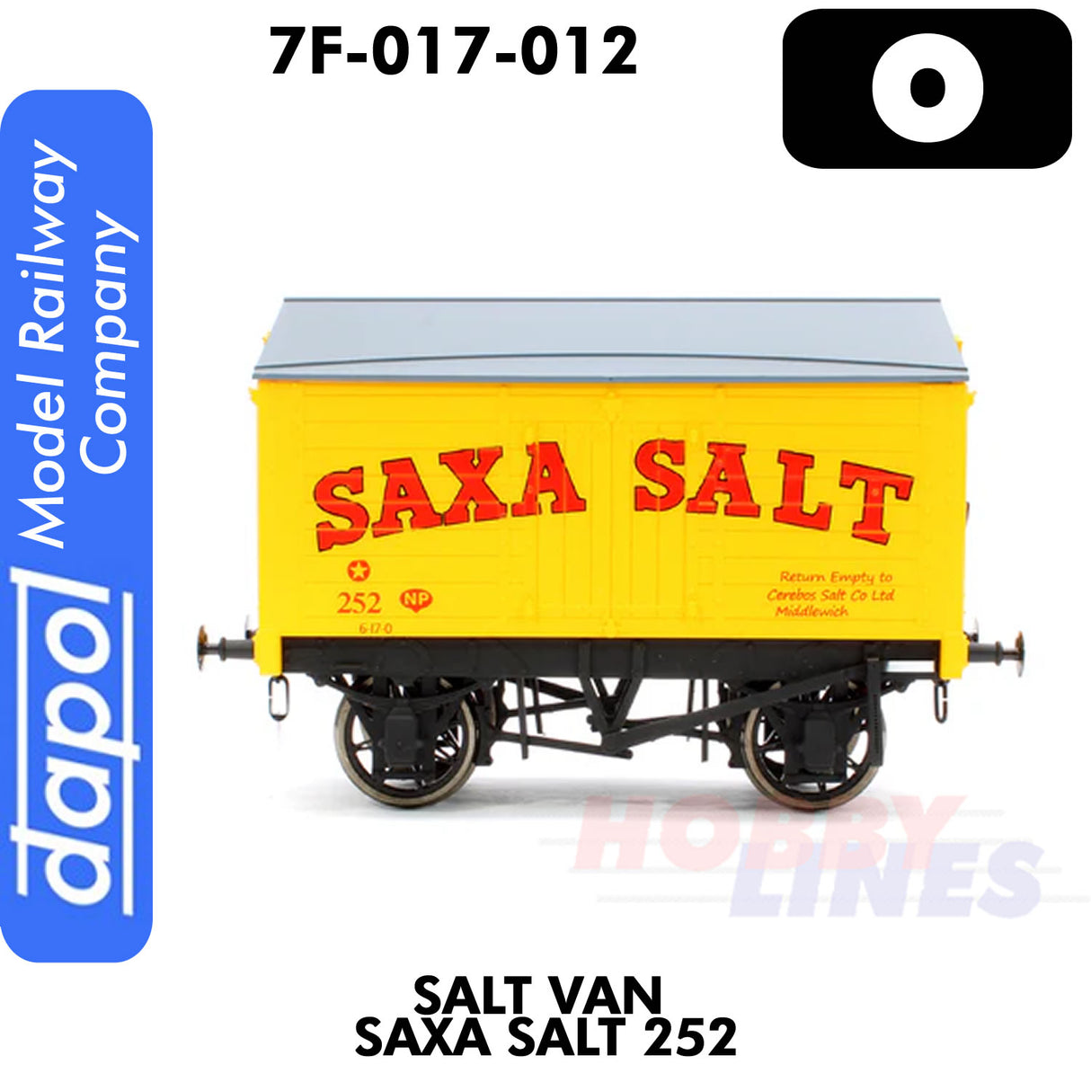 Salt Van Saxa Salt 252 - Wagon | Dapol | 7F-018-012