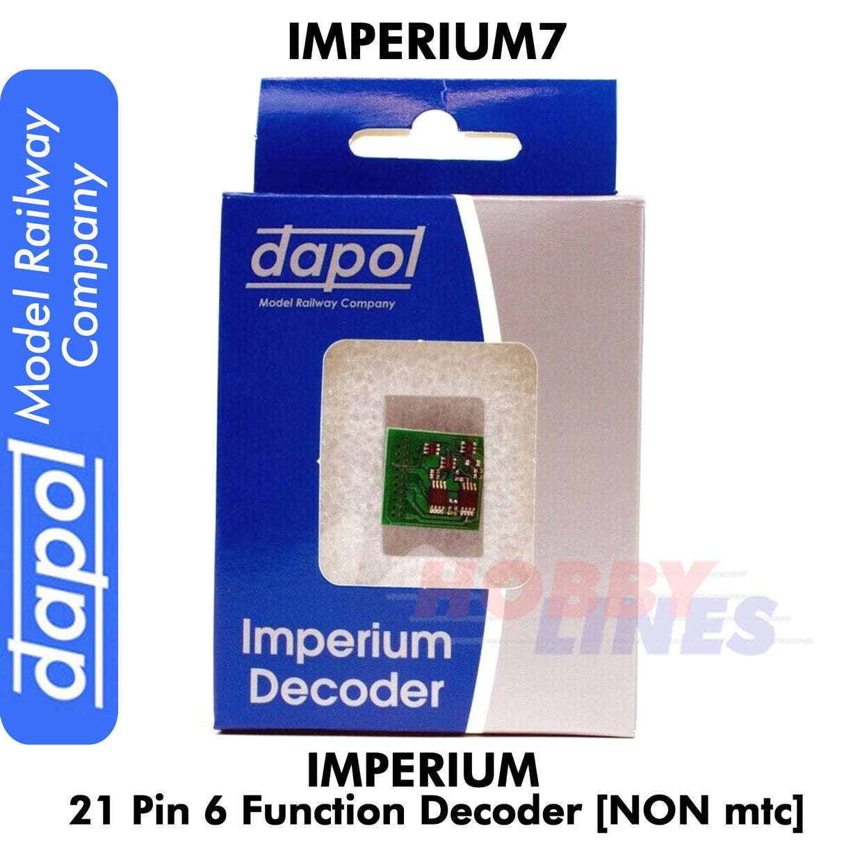 Imperium7 21 Pin 6 Function Decoder NON mtc Imperium 7 Dapol Model Railway