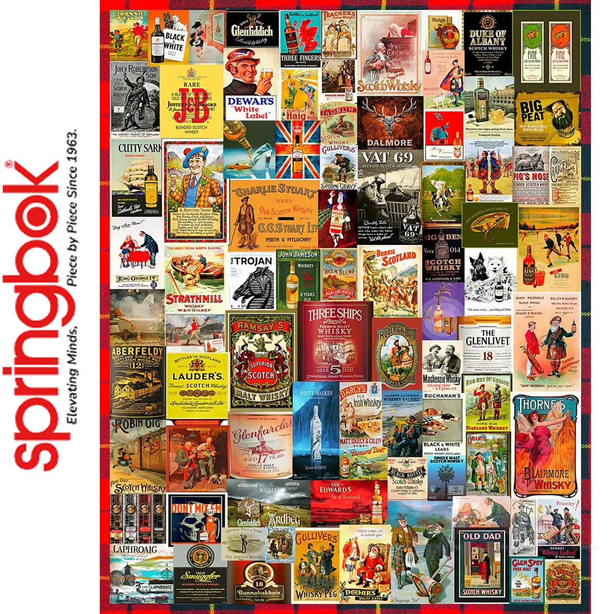 Whiskey & Scotch 1000 Piece Jigsaw Puzzle | Springbok | SB33-11102