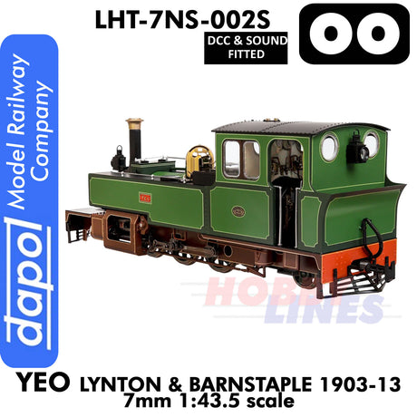 YEO Lynton & Barnstaple 1903-13 - DCC & Sound  | Lionheart Trains | LHT-7NS-002S