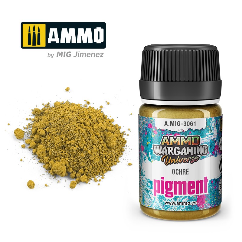 Wargaming Universe - Pigment Ochre - 35ml | Ammo by Mig Jimenez | MIG3061